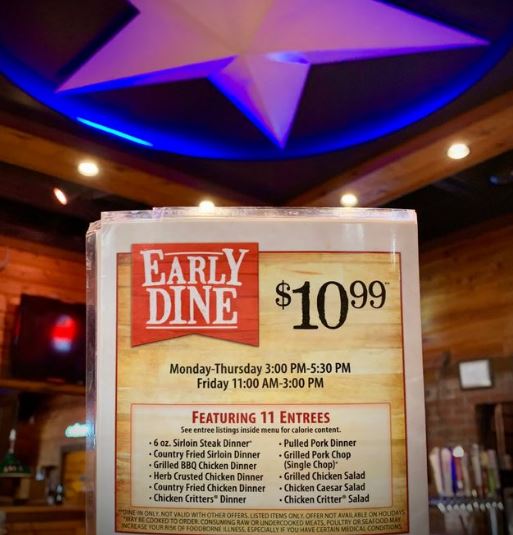 Texas Roadhouse special