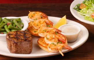 Filet* 6oz & Grilled Shrimp

